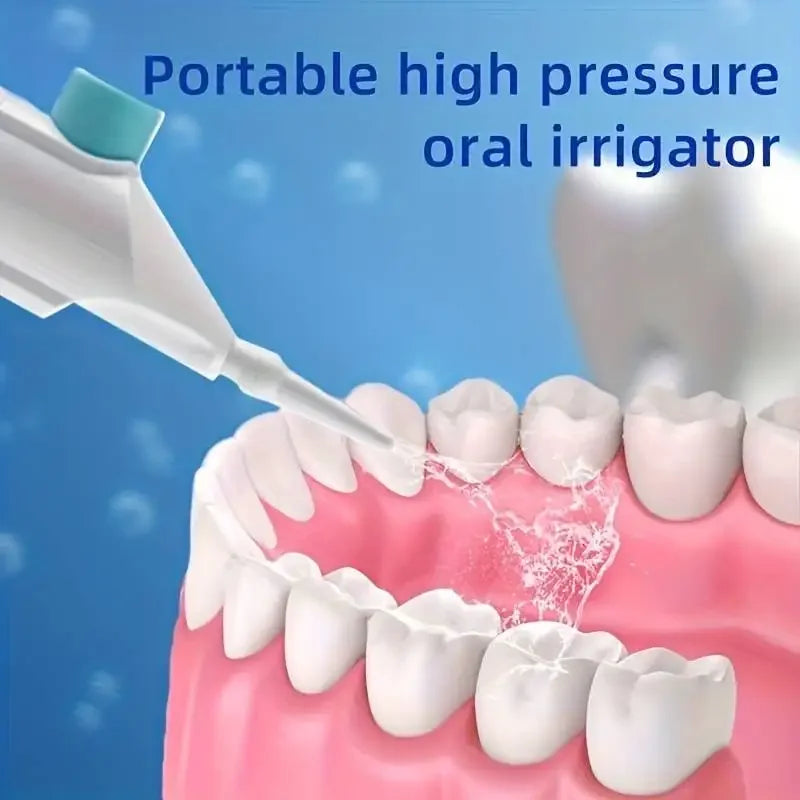 High Pressure Water Flosser/ Portable, Manual Teeth Cleaner/ Dental Floss /Water Toothpick