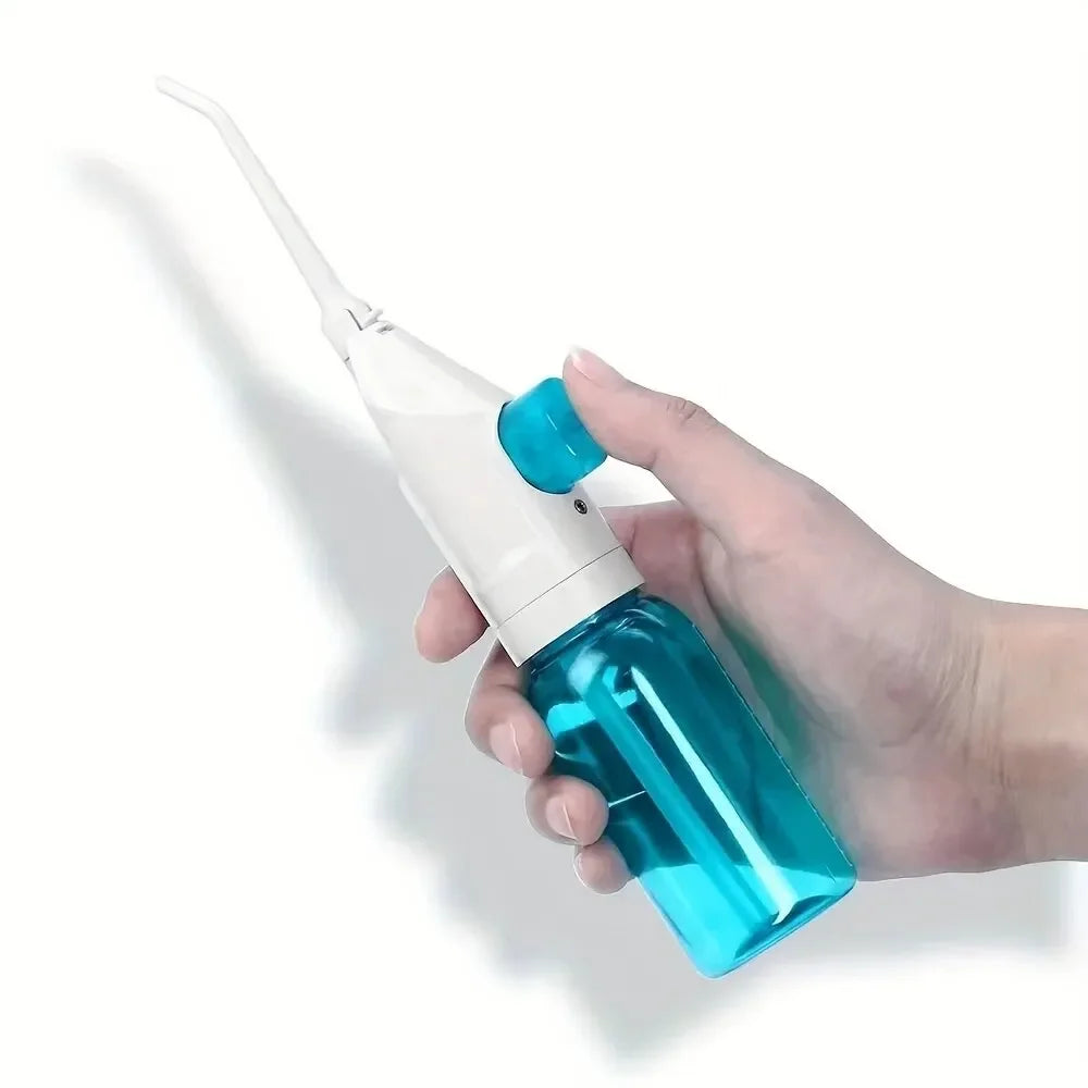 High Pressure Water Flosser/ Portable, Manual Teeth Cleaner/ Dental Floss /Water Toothpick