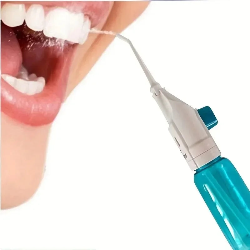 High Pressure Water Flosser/ Portable, Manual Teeth Cleaner/ Dental Floss /Water Toothpick