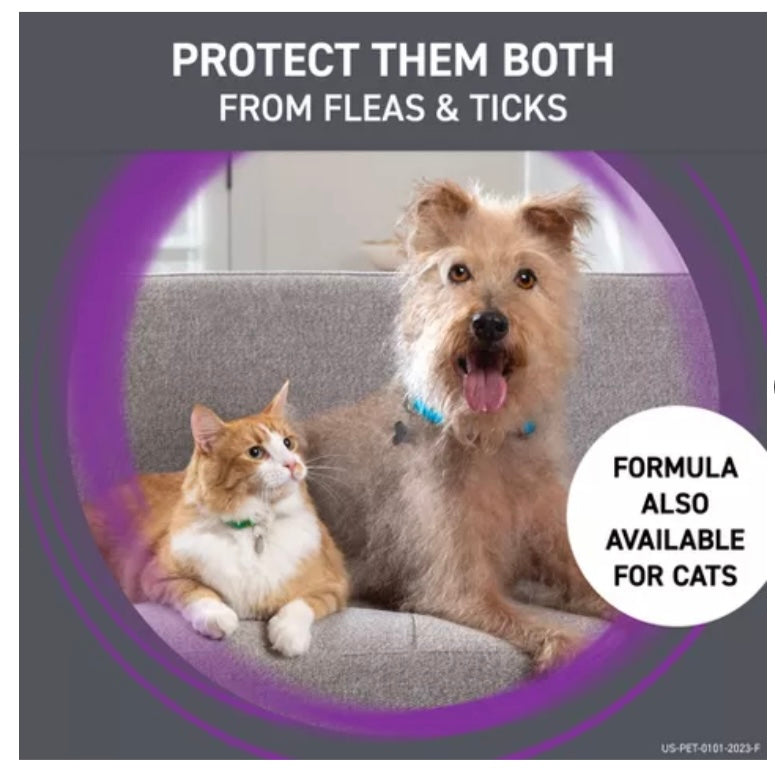 New Frontline Plus Flea and Tick Treatment for Dogs - 3 doses