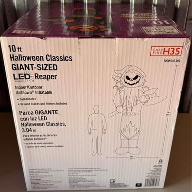 New 10" Halloween Classics GIANT-SIZED LED Reaper