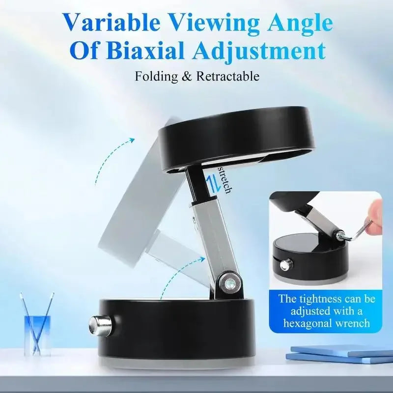 Magsafe Cell Phone Mount, Adjustable & Foldable Stand, Strong Suction Cup, Vacuum Adsorption, Portable Multifunctional cell phone stand holder