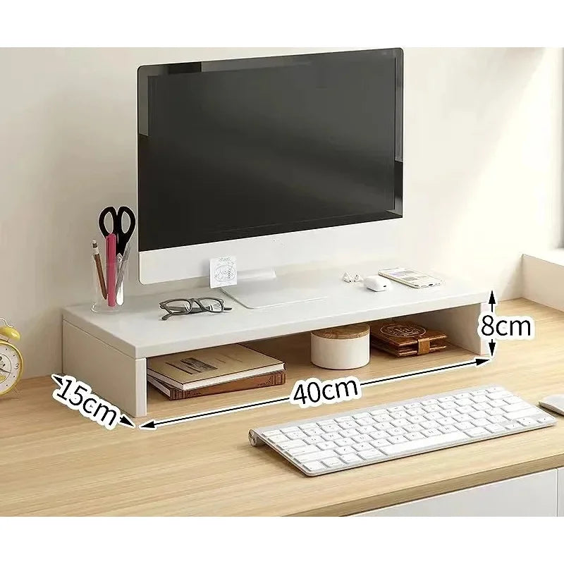 Computer Monitor Riser Stand - Ergonomic Laptop Stand ,Desk Organizer, Keyboard Storage