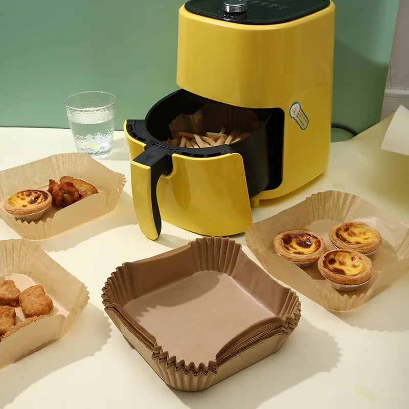 100Pcs Disposable Air Fryer/ Oven Paper Liners
