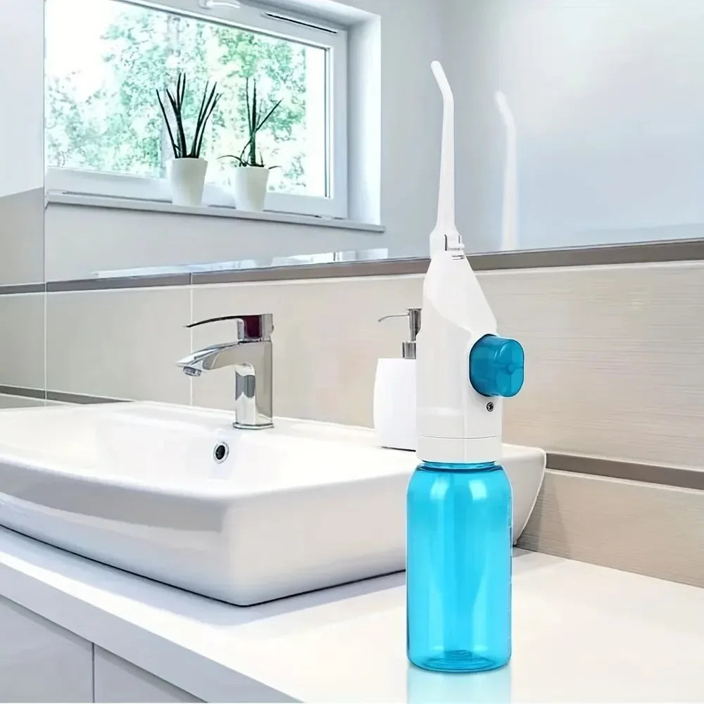 High Pressure Water Flosser/ Portable, Manual Teeth Cleaner/ Dental Floss /Water Toothpick