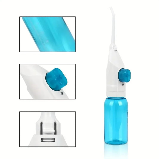 High Pressure Water Flosser/ Portable, Manual Teeth Cleaner/ Dental Floss /Water Toothpick