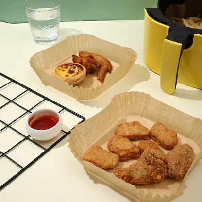 100Pcs Disposable Air Fryer/ Oven Paper Liners