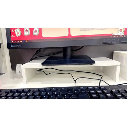 Computer Monitor Riser Stand - Ergonomic Laptop Stand ,Desk Organizer, Keyboard Storage